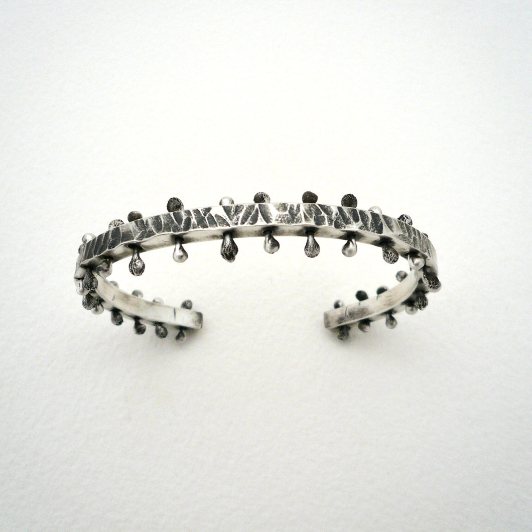 Kinetic Studded Sterling Silver Bracelet